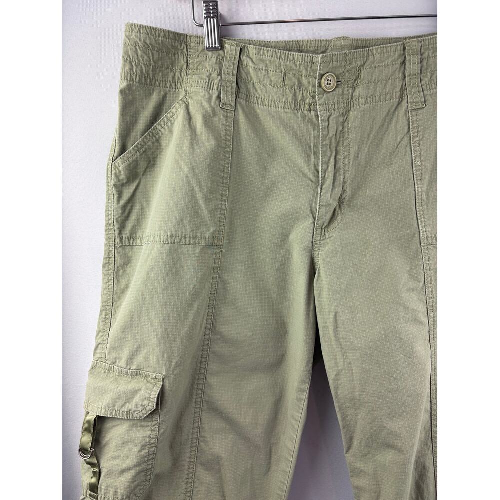 Women’s Venezia Size 14 Army Green Cargo Capris - Picture 2 of 5